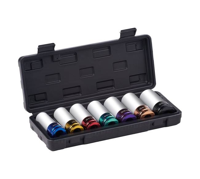 Ratlankių veržlių smūginis galvučių rinkinys 12"9