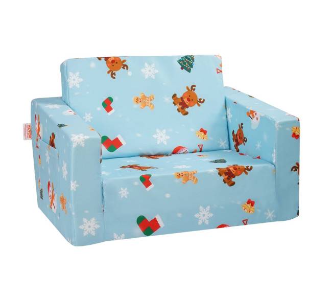 Sulankstoma vaikiška sofa-lova 2-in-10