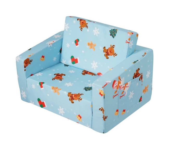 Sulankstoma vaikiška sofa-lova 2-in-18