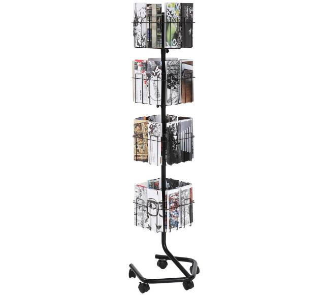 32 kišenėse brošiūrų stovų stovas0