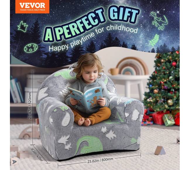 Švytinti vaiko kėdutė pilka1