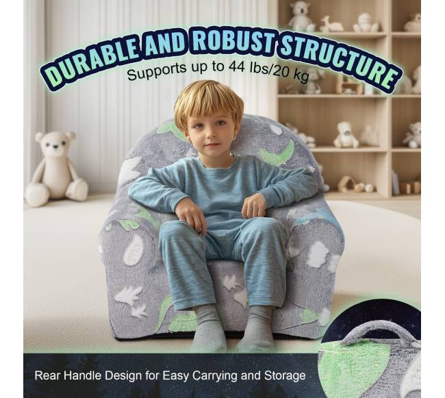 Švytinti vaiko kėdutė pilka3