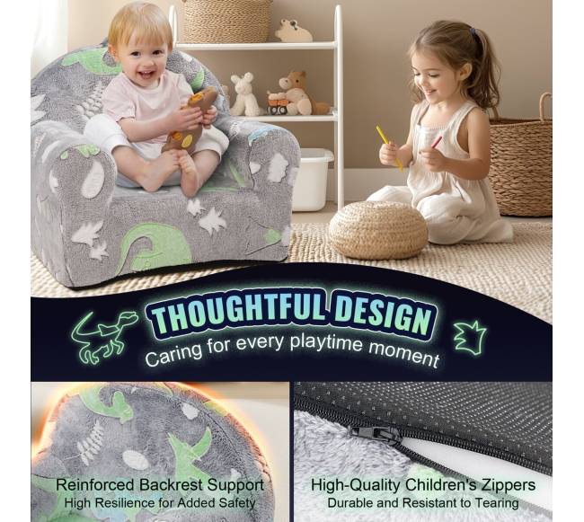 Švytinti vaiko kėdutė pilka4