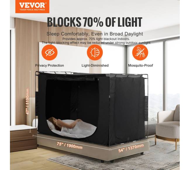 Trijų durų miegamojo palapinė su juodu audiniu1