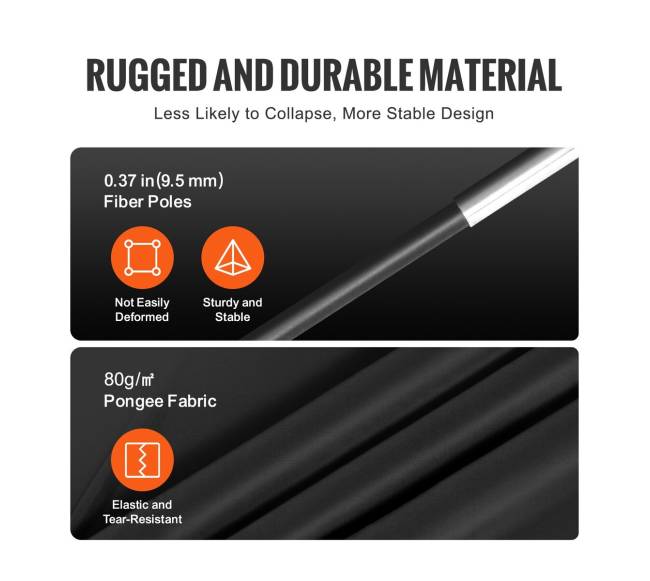 Trijų durų miegamojo palapinė su juodu audiniu5