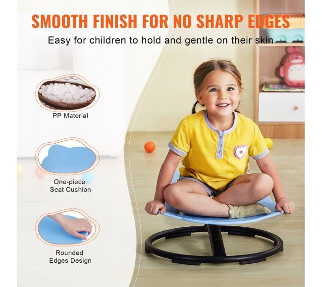 Vaikams skirtas pasukamas kėdutė mėlyna4