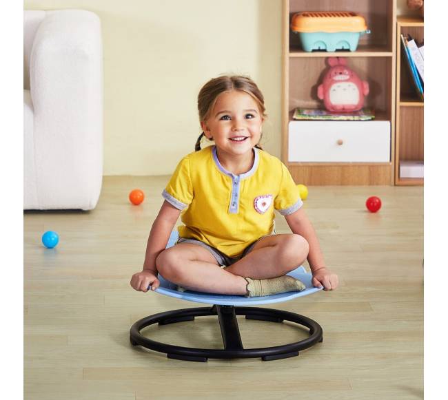 Vaikams skirtas pasukamas kėdutė mėlyna7