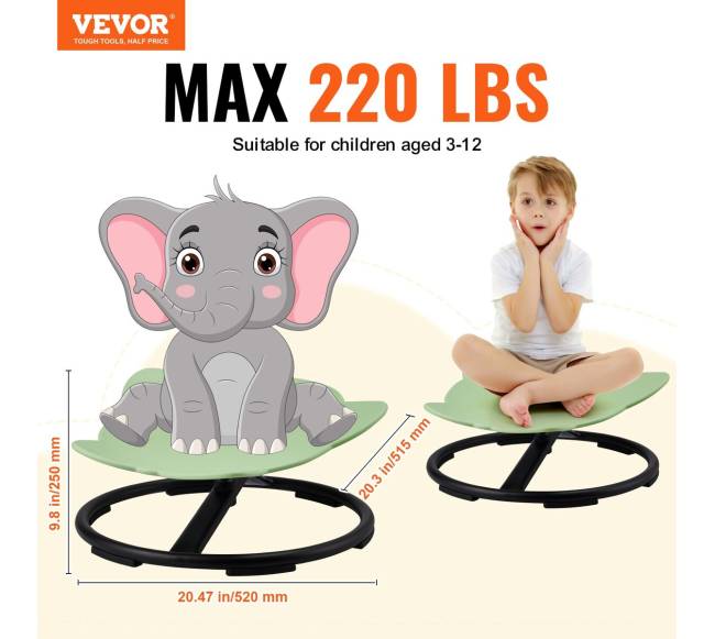 Vaikiška kėdė su besisukančiu mechanizmu1