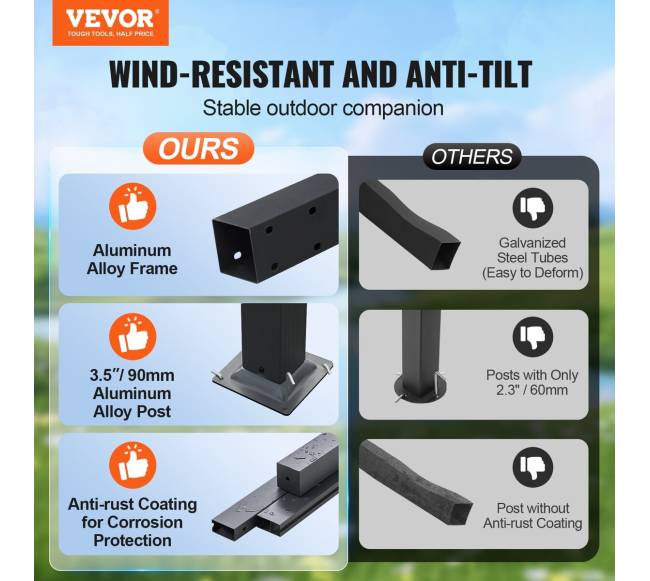 Lauko pergolė su nuleidžiama markize1