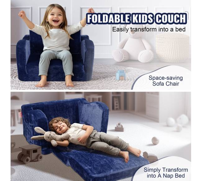 Sulankstoma vaikiška kėdė-minkštasuolis2