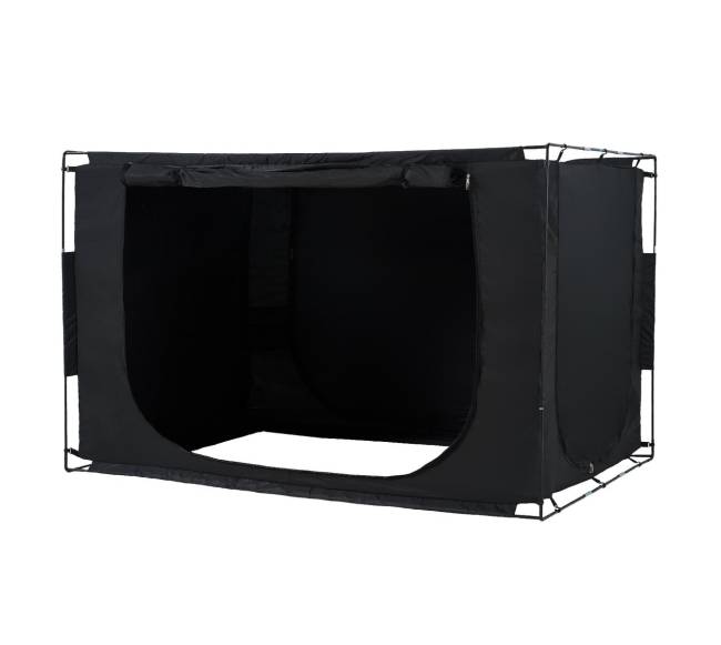 Trijų durų lovos palapinė su 70% užtemdymu0