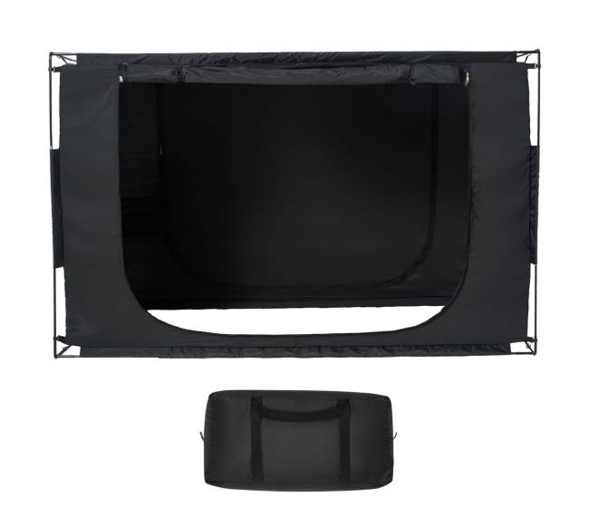 Trijų durų lovos palapinė su 70% užtemdymu8