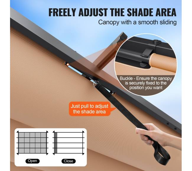 Lauko pergola su prailginamu skėčiu3