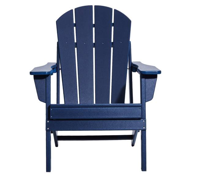 Plastikinė adirondak kėdžių pora, mėlyna8