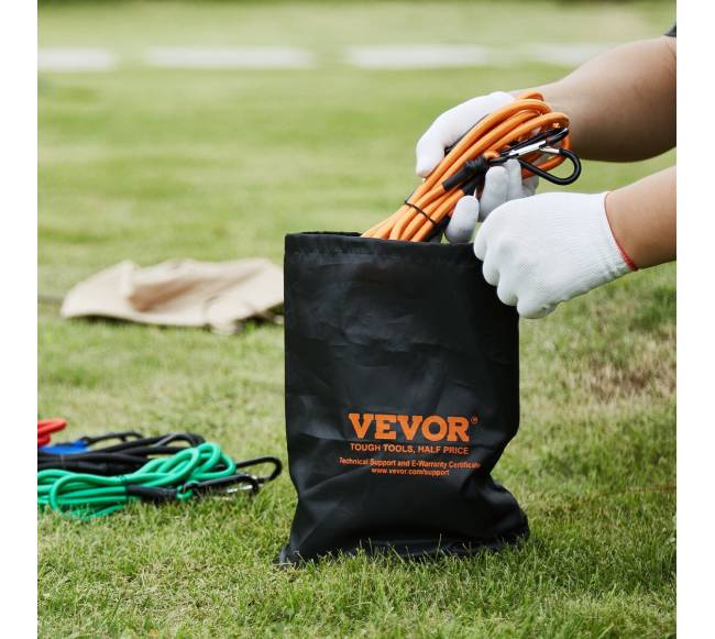 30 vnt. elastingų virvių rinkinys su karabinais7