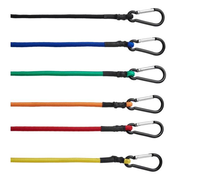 30 vnt. elastingų virvių rinkinys su karabinais10