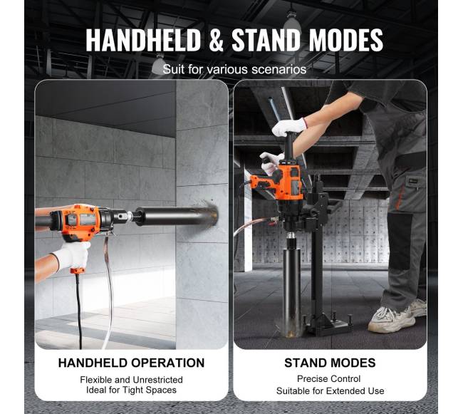 Šerdies gręžimo mašina su laikikliu, 2000W2