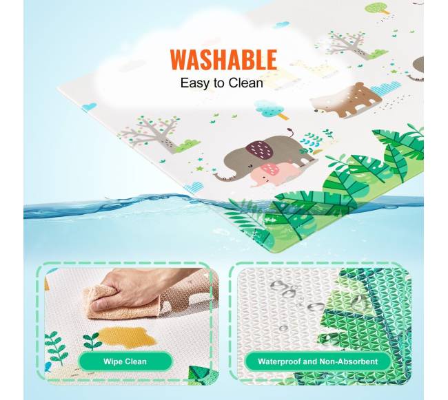 Vaikiškas žaidimų kilimėlis 140x210 cm dvi pusės5