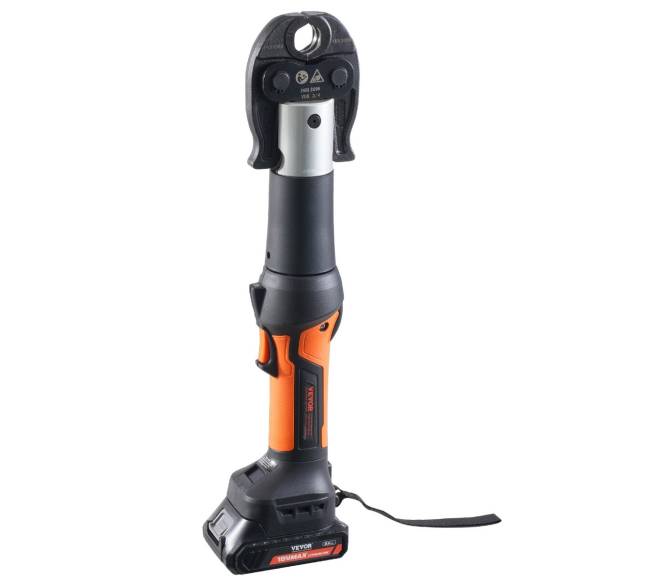 Pramoninis vamzdžių presavimo įrankis su akumuliatoriumi0