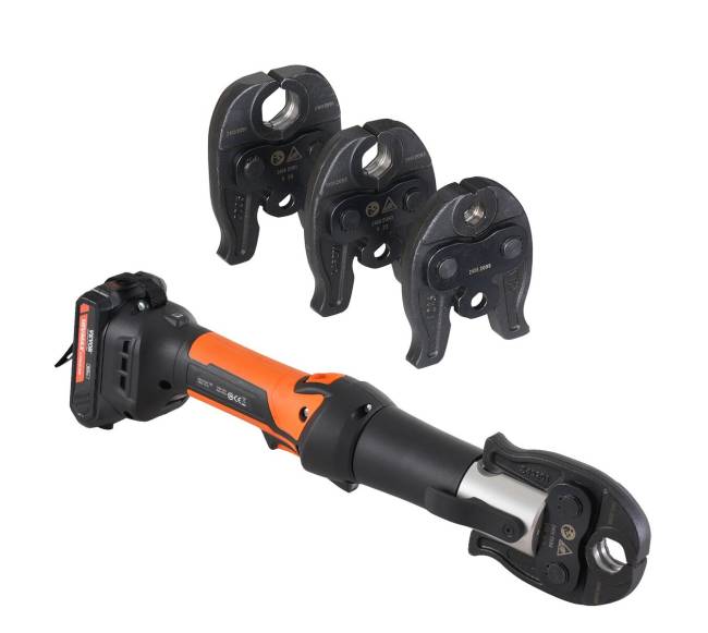 Pramoninis vamzdžių presavimo įrankis su akumuliatoriumi10