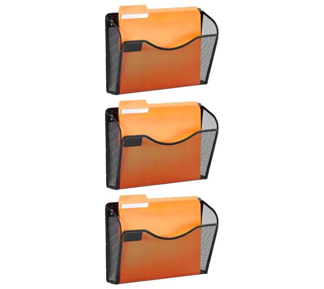 Sieninis tinklelio laikiklis dokumentams0