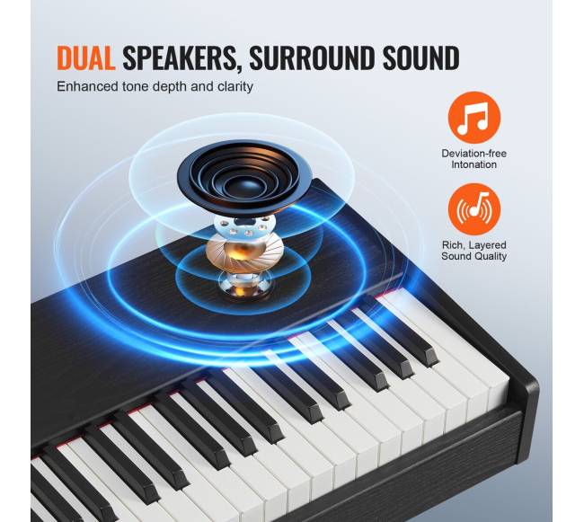 88 klavišų skaitmeninis pianinas su pedalais4