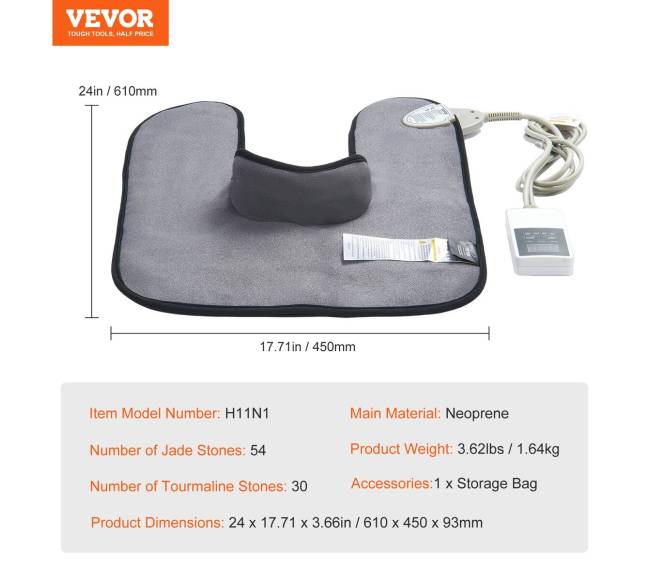 tolimųjų infraraudonųjų spindulių šildymo kilimėlis su nefritu ir turmalinu6