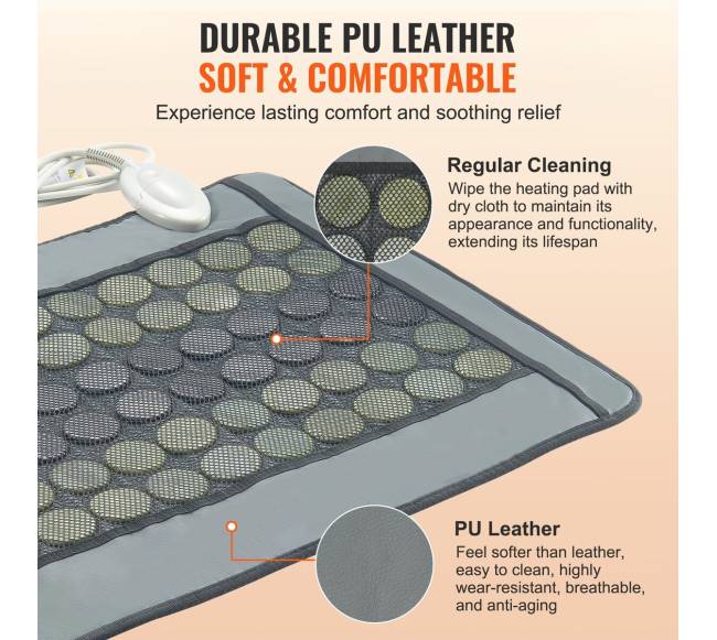 Infraraudonųjų šildymo kilimėlis su jade ir turmalinu3