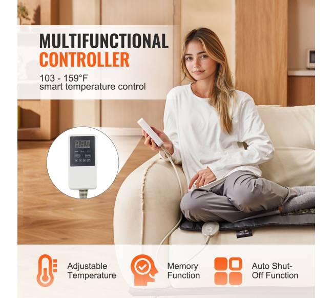 Infraraudonųjų šildymo kilimėlis su jade ir turmalinu4