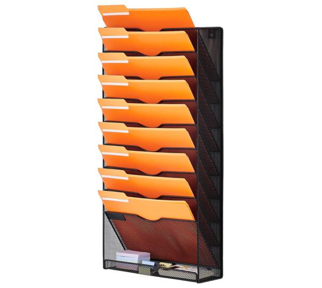 Tinklelis prie sienos 10 vietų dokumentams10