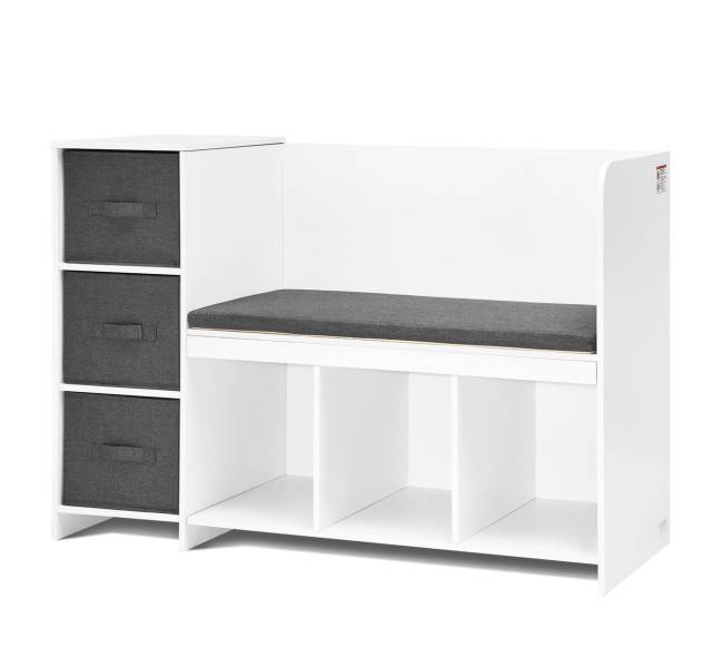 Vaikiška skaitymo kampo suolelis su lentynomis9