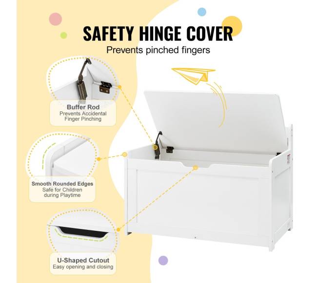 vaikiška žaislų laikymo suoliukas - žaislų dėžė3