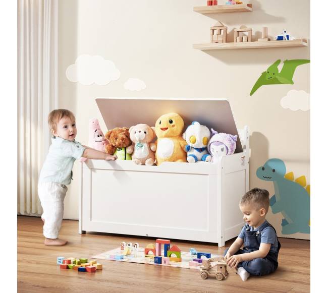 vaikiška žaislų laikymo suoliukas - žaislų dėžė7