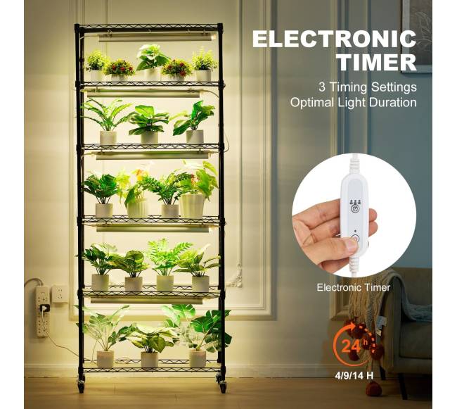 Augalų stovas su augimo lemputėmis2