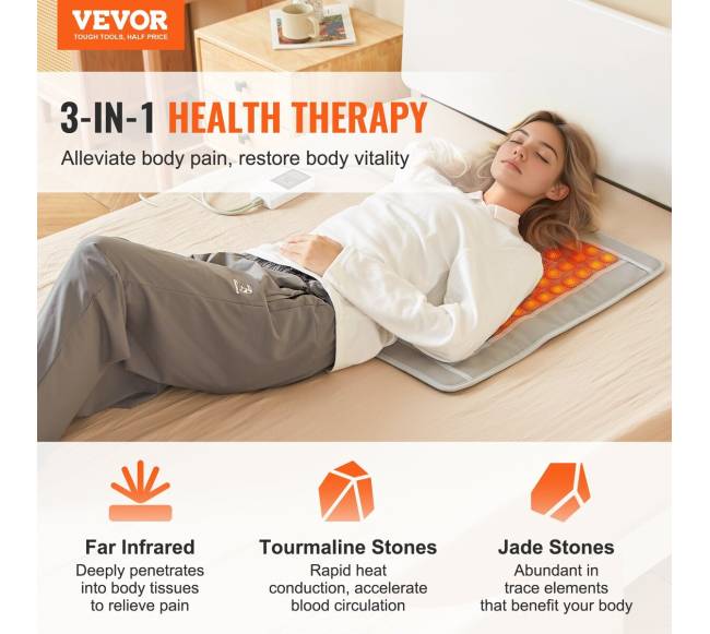 Tolimojo infraraudonųjų spindulių šildymo kilimėlis su 52 nefritu1