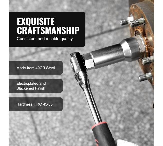 10 dalių ašių veržlių sriegiklių rinkinys3