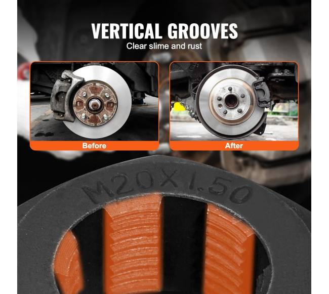 10 dalių ašių veržlių sriegiklių rinkinys4