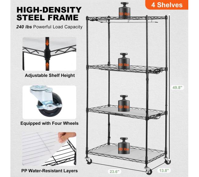 Augalų stovas su apšvietimu 4 juostos5
