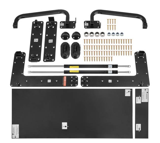 Vertikalus išskleidžiamas sieninis lovos rėmo komplektas0