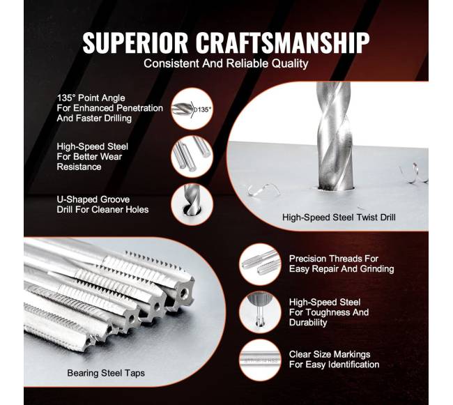 Helicoilo sriegio taisymo rinkinys 338 dalių4