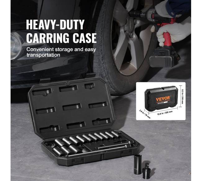 Įrankių komplektas: smūginiai antgaliai 18 vnt.5