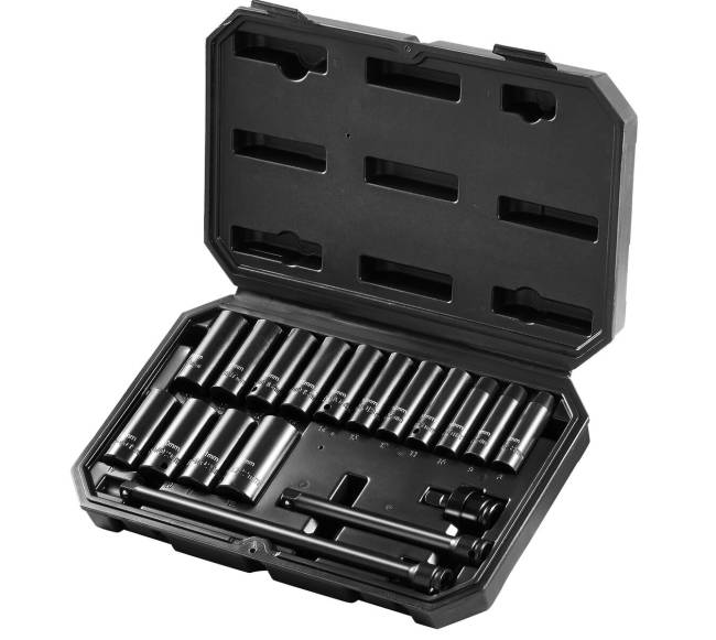 Įrankių komplektas: smūginiai antgaliai 18 vnt.8