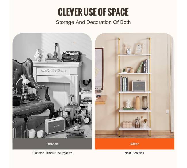 Pramoninė lentyna vamzdžių, 5 d., 60 cm, sieninė4