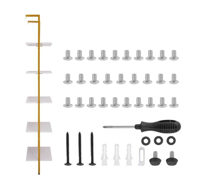 Pramoninė lentyna vamzdžių, 5 d., 60 cm, sieninė8