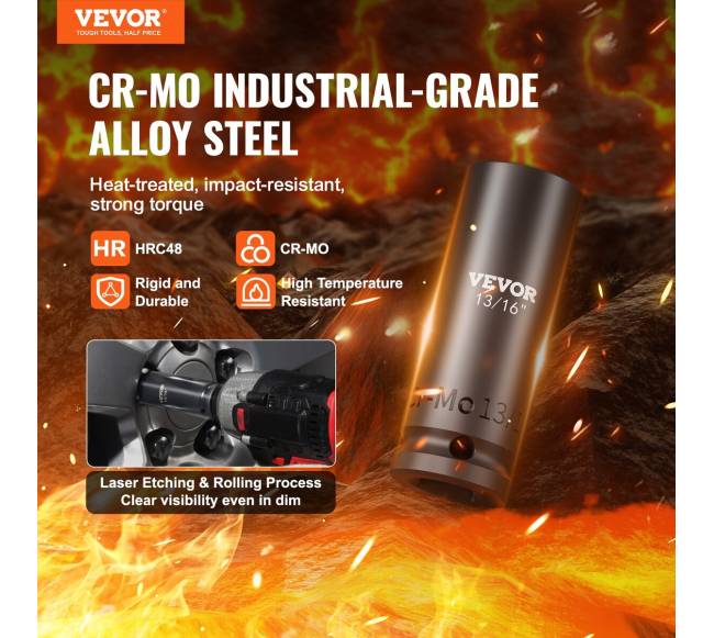 Smūginiai veržliarakčiai 130 vnt. 38" ir 12"1