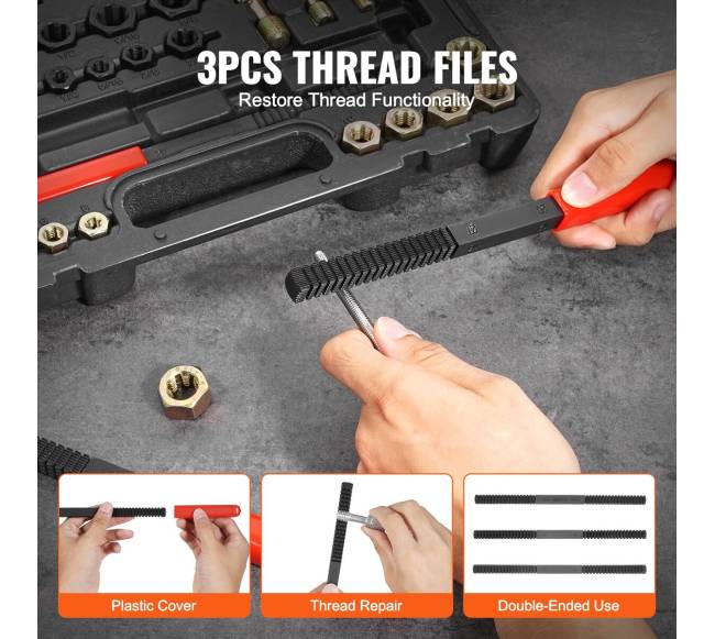 49 dalių sriegimo atkūrimo komplektas4