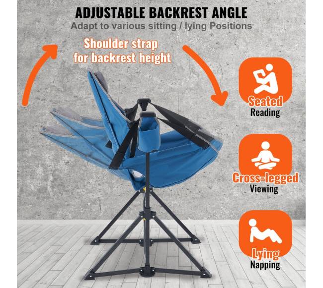 Lauko kėdė hamakas, laikomumas 136 kg2