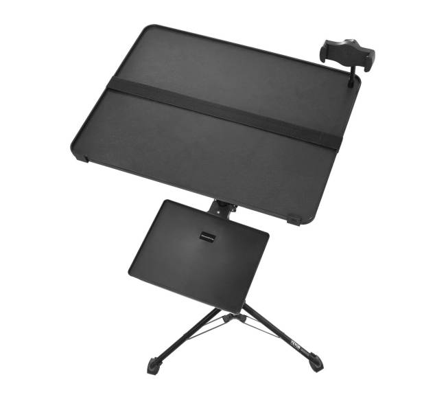 Projektoriaus ir nešiojamojo stovo trikojis su ratukais10