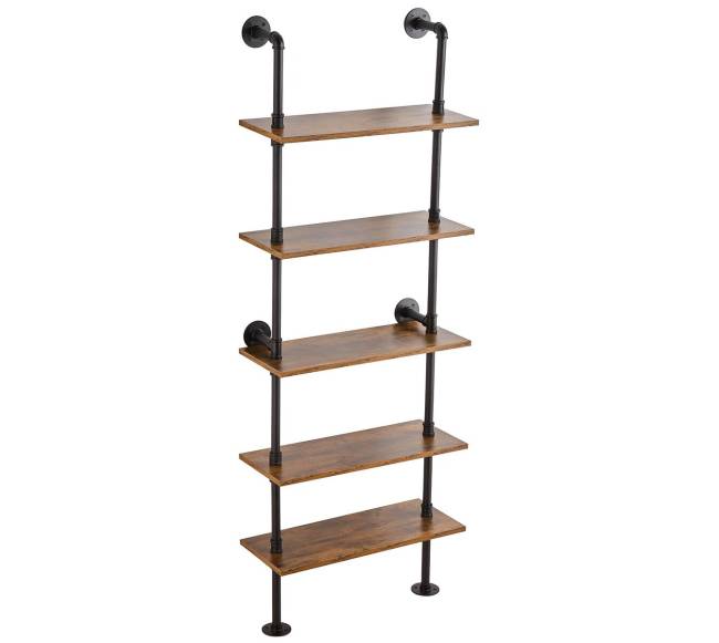 Pramoninė vamzdžių lentyna 5 aukštų sieninė0