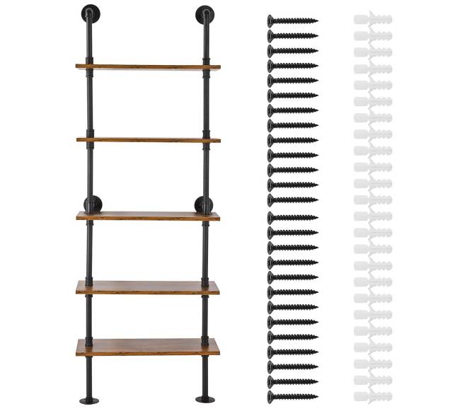 Pramoninė vamzdžių lentyna 5 aukštų sieninė8